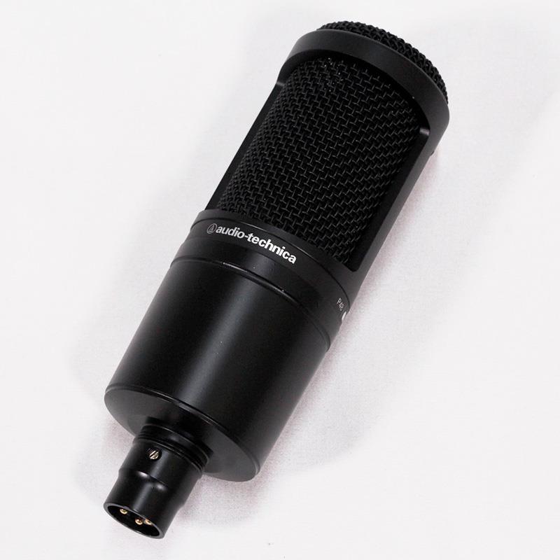 ■商品紹介■商品の状態：【A】美品：使用感が見受けられない程　■付属品・元箱・説明書・専用スタンドマウント・マイクポーチ■保証期間：店頭保障1ケ月-----【製品の特長】エントリークラスながら確かなスタジオクオリティを実現したハイコストパフォーマンスモデルです。専用スタンドマウントも付属。【製品の仕様】型式 バックエレクトレットコンデンサー型指向特性 単一指向性周波数特性 20〜20，000Hz感度 (0dB＝1V/1Pa、1kHz) −37dB最大入力音圧レベル (1kHz THD1％) 144dB S.P.L.SN比(1kHz、1Pa) 71dB以上出力インピーダンス 100Ω平衡電源 ファントムDC48V消費電力 2mA質量 345g検索キーワード：イケベカテゴリ_レコーディング_マイク_コンデンサーマイク_audio-technica_ユーズド SW_audio-technica_ユーズド JAN:2500130796234 登録日:2025/11/08 マイク コンデンサーマイク コンデンサマイク レコーディングマイク オーディオテクニカ
