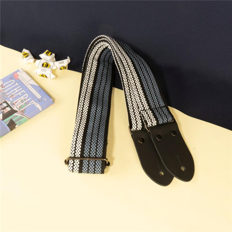 へいらっしゃい！ギターストラップ ブルーグレー tsundrum_chan (新品)