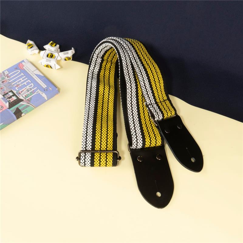 へいらっしゃい！ギターストラップ マスタード tsundrum_chan (新品)