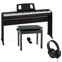 FP-10 BK+KSC FP10-BK +DP-10+BNC-05BK2【専用スタンド&純正ダンパーペダル&純正高低自在椅子セット】【練習用ヘッドホン付!】【...