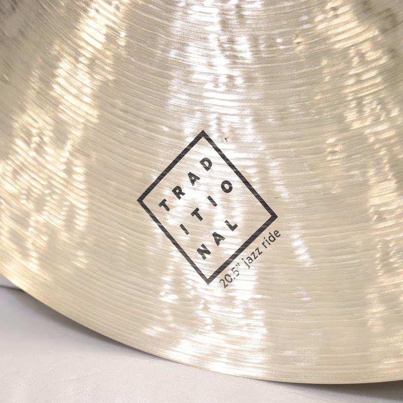 イケベ楽器楽天ショップの【イケベ楽器店創業50周年記念モデル】Traditional Jazz Ride 20.5'' 【No.07/1915g】 Istanbul／Agop (新品)｜アングル2