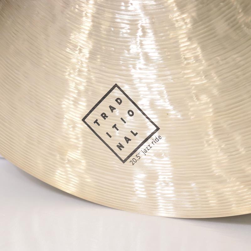 イケベ楽器楽天ショップの【イケベ楽器店創業50周年記念モデル】Traditional Jazz Ride 20.5'' 【No.13/1930g】 Istanbul／Agop (新品)｜アングル2
