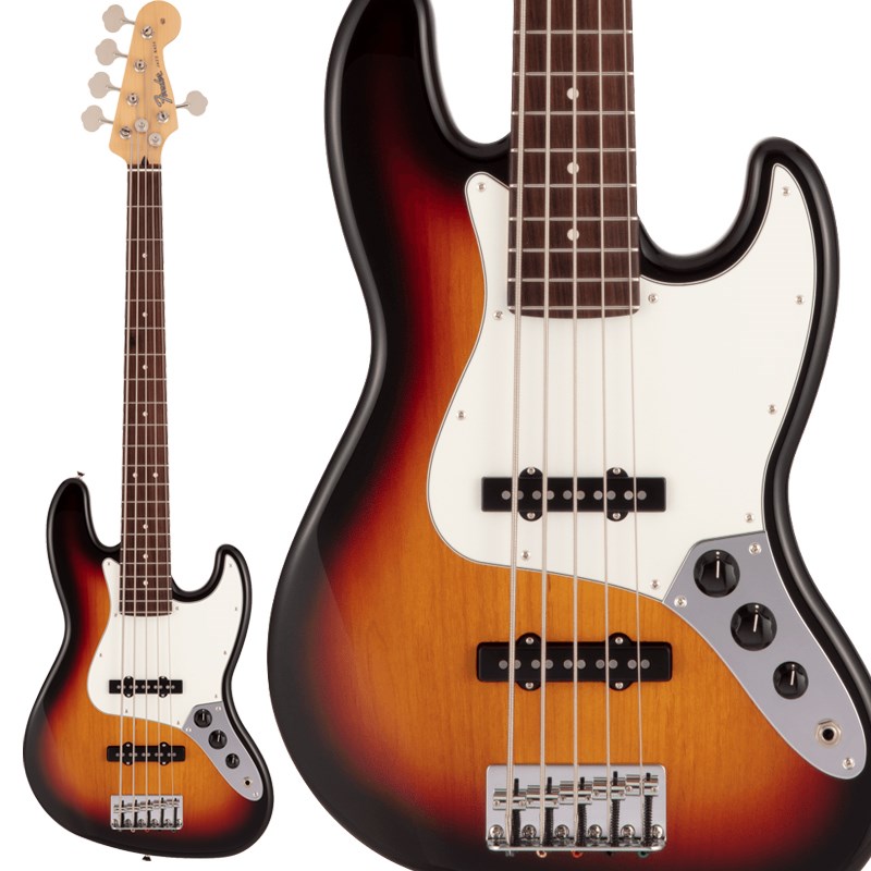 Hybrid II Jazz Bass V (3-Color Sunburst/Rosewood) Fender Made in Japan (新品)（楽天・イケベ楽器楽天ショップ）