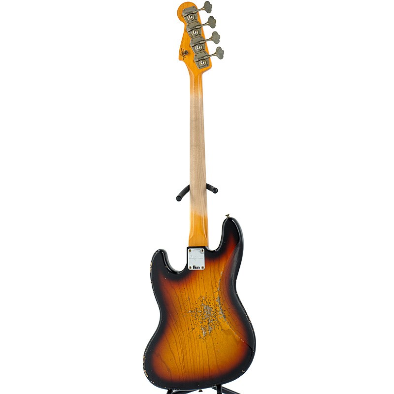 2024 Custom Collection Time Machine 1961 Jazz Bass Heavy Relic (Super Faded/Aged Bleached 3 Color Sunburst) 【決算売り尽くしセール】 Fender Custom Shop (新品)