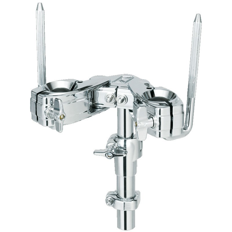 ■商品紹介MTH1000 [DOUBLE TOM HOLDER]STAR HARDWAREのタムスタンドの機構を採用したタムホルダー。ホルダー部が左右独立して稼働する仕組みにより、タムの前後左右の位置調整が可能。幅広い可動範囲を実現しました。下段パイプ径は25.4mmです。【Swivel-Wing Tom Holder (US.PAT.NO.9087498)】TAMA伝統のオムニボールを採用したLロッド式のタムホルダーが、更なる進化を遂げました。従来のタムホルダーと同様に、オムニボールによる自由かつ、安定した固定が可能。さらに、ホルダー部が独立して稼動する仕組みで、タムの前後・左右の位置の微調整が可能になり、これまでにない大きな範囲でのタムの位置調整が可能となります。【Omni-ball Tom Angle Adjustment】タムタムの角度調整にはオムニボールを採用。理想のセッティングを瞬時に実現し、安定性、耐久性にも優れた機構。※2015年〜生産のStarclassic対応です。バスドラムのタムホルダーベースの位置、及び貫通/非貫通タイプによってお勧めのタムホルダーが異なります。検索キーワード：イケベカテゴリ_ドラム_アダプター・ホルダー_TAMA_新品 SW_TAMA_新品 JAN:4515276158950 登録日:2018/05/31 タマ