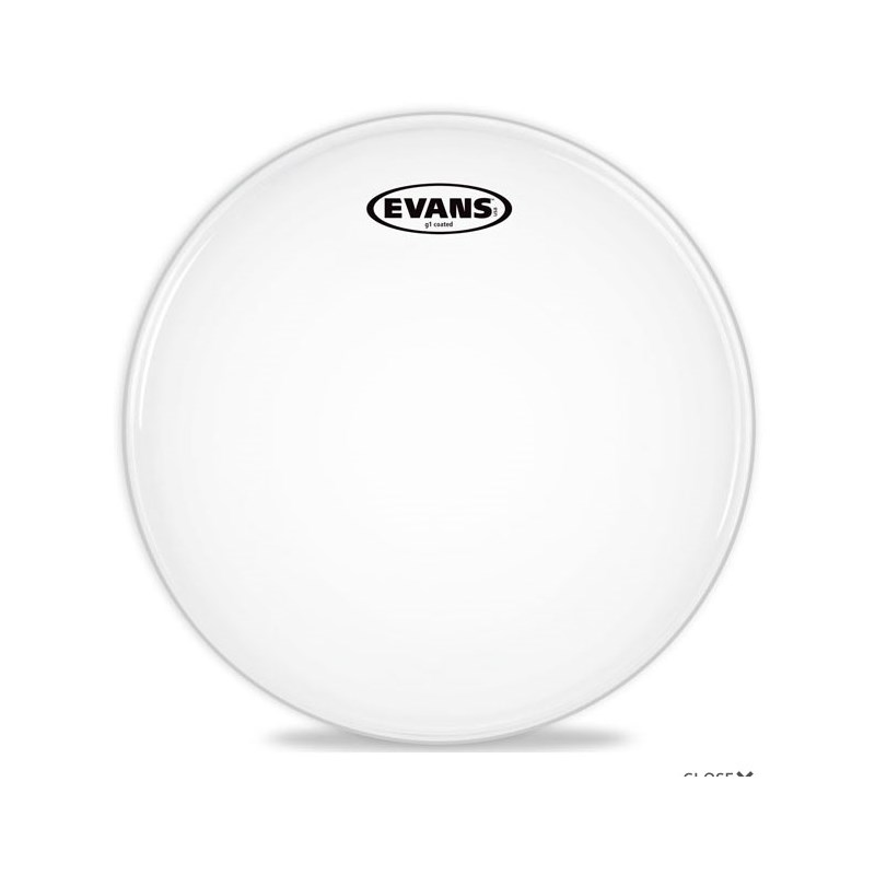 BD20G1CW [G1 Coated White / Bass Drum]【1ply ， 10mil】 EVANS (新品)