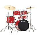 【期間限定!サイレントパックプレゼント!】IP58H6RC-BRM [Imperialstar 18 バスドラムキット / シンバル付属 / バーント・レッド・...