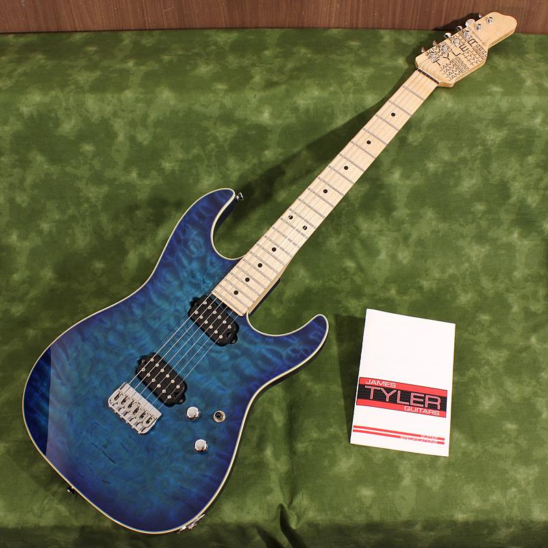 USED 中古 Studio Elite HD-P Quilted Maple Top Transparent Blue Burst SN.22304 JAMES TYLER (ユーズド やや使用感あり)