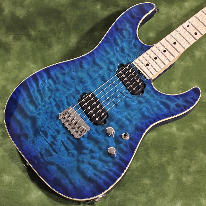 USED 中古 Studio Elite HD-P Quilted Maple Top Transparent Blue Burst SN.22304 JAMES TYLER (ユーズド やや使用感あり)（3枚目）