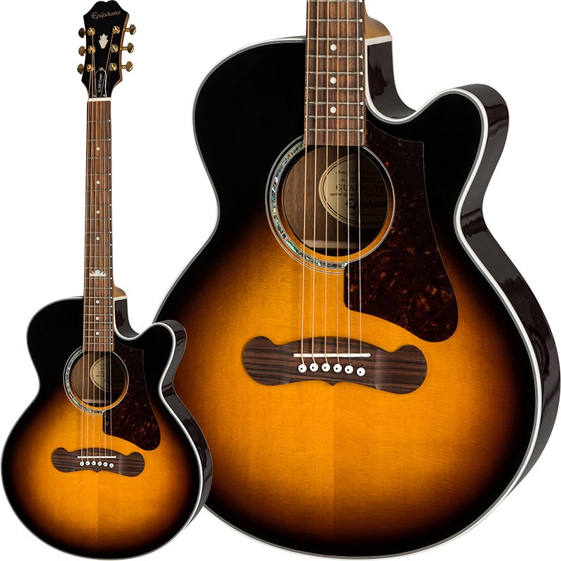 J-200EC Studio Parlor (Vintage Sunburst) [EJ-200 Coupe] 【数量限定エピフォン・アクセサリーパックプレゼント】 Epiphone (新品)