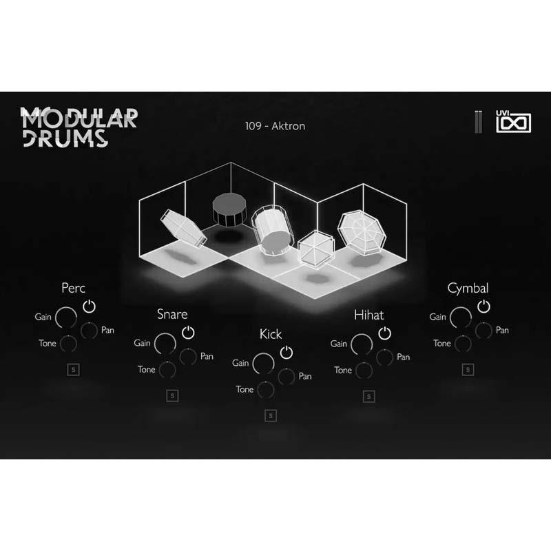 Modular Drums (Falcon 2専用拡張パック)(モジュラードラム)(オンライン納品) UVI (新品)