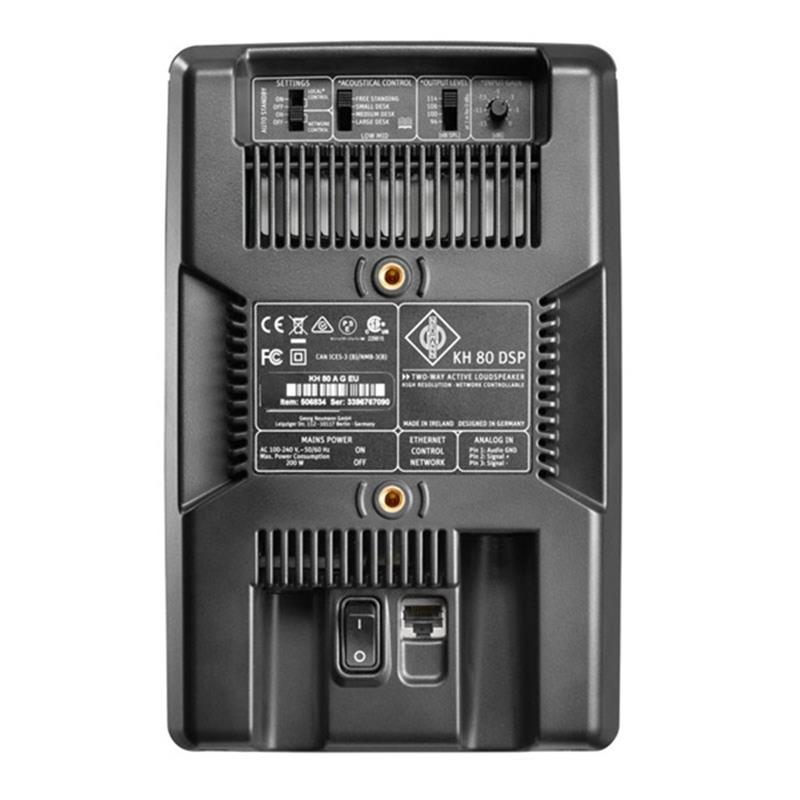 イケベ楽器楽天ショップのKH 80 DSP A G (ペア)【PASSGO BLUEスピーカーケーブルセット(XLR-XLR)3.0m】(ノイマン)(モニタースピーカー)(KH80)(アクティブモニタースピーカー) NEUMANN (新品)｜アングル3