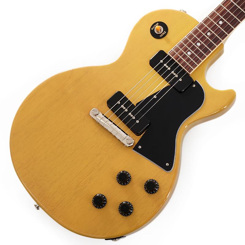 ■商品紹介Gibson Les Paul Special「レスポール・スペシャル」は、今でも多くのファンを魅了し続けます。マホガニー材のボディとネックの組み合わせにソープバーのP-90を2基搭載し、 野太くマイルドなサウンドを出力します。2ボリューム、2トーンのギブソンでは定番のコントールは、ジュニアとは一味違う操作感でサウンドメイクが可能です。シンプルなルックスだからこそダイレクトに伝わる無骨なギブソンサウンドを是非、ご堪能下さい！S/N 201460101Weight≒3.88kg■仕様詳細BodyBody Material: MahoganyFinish: Gloss Nitrocellulose LacquerNeckNeck Material: MahoganyNeck Profile: Vintage 50sScale Length: 24.75 / 62.865cmFingerboard Material: RosewoodFingerboard Radius: 12 / 304.8mmNumber of Frets: 22Frets: Medium JumboNut Material: Graph TechNut Width: 1.695 / 43.05mmEnd-of-Board Width: 2.26 / 57.4mmInlays: Acrylic DotsHardwareFinish: NickelBridge: WraparoundTuners: Vintage Deluxe w/ White ButtonsPick Guard: Black 5-plyControl Knobs: Black Top HatsSwitch Tip: AmberSwitch Washer: BlackJack Plate:BlackElectronicsNeck Pickup: P-90Bridge Pickup: P-90Controls: 2 Volumes， 2 Tones & Toggle Switch (Hand-wired with Orange Drop Capacitors)ハードケース付属検索キーワード：イケベカテゴリ_エレキギター_レスポールタイプ_Gibson_Les Paul Models_新品 SW_Gibson_新品 JAN:4580228786994 登録日:2026/09/24 エレキギター ギブソン レスポール