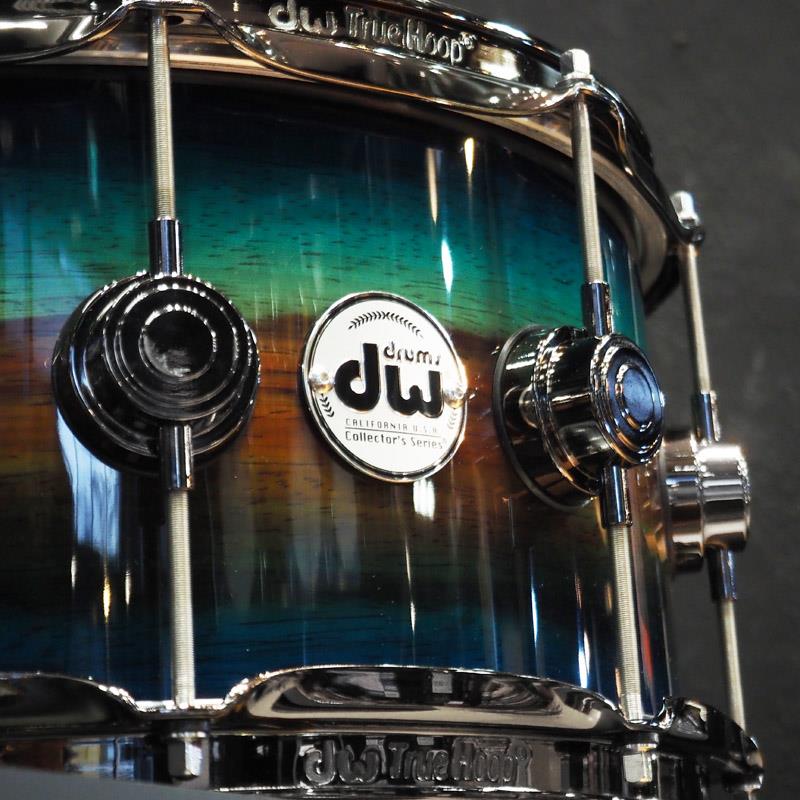 【受注生産品/納期約6か月、ご注文受付中！】Collector's SonicPly Snare Drum 14x6.5 [Natural to Quick Royal Blue Burst over Horizontal Padauk] dw (新品)