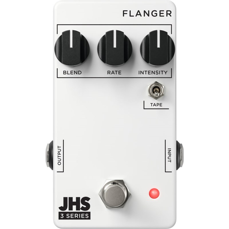 ■商品紹介3 Series Flangerは、Electro-Harmonix Electric Mistress、TycobrahePedalflanger、MXR M117 Flangerなどの名機と呼ばれるクラシックなアナログフランジャーにインスパイアされています。【JHS Pedals 3 Series】品質を損なうことなくハイコストパフォーマンスでシンプルな操作性のペダルを実現するためにデザインされたコレクションです。これらは、ミズーリ州カンザスシティにあるJHS Pedalsのファクトリーにおいて高品質なパーツを使用し、品質管理など細部にまでこだわり抜いて生産されています。各ペダルは3つのシンプルなコントロールと1つのトグルスイッチで構成されており、ビギナーからプロプレイヤーまで使用できる幅広いサウンドを提供します。お手ごろな価格帯ながら、パフォーマンスにインスピレーションを与え、あなたを新しいサウンドへ導いてくれることでしょう。検索キーワード：イケベカテゴリ_エフェクター_ギター用エフェクター_モジュレーション系_フランジャー_JHS Pedals_新品 SW_JHS Pedals_新品 JAN:0650415212446 登録日:2021/11/26 エフェクター コンパクトエフェクター ストンプボックス