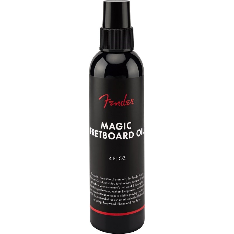 ■商品紹介天然植物オイルを配合したFender Magic Fretboard Oilは、楽器の指板の汚れを効果的に取り除き、新品同様に仕上げます。余分な水分を含まず楽器に水分を与えることなく、指板にしっかりと染み込みます。このフレットオイルには、フレットを乾燥させ、フレットとフレットバインディングを固定している接着材に影響を与える可能性のあるレモンオイル抽出物は一切含まれていません。注：ローズウッド、エボニー、パーフェローを含む全ての塗装されていない指板に使用できます。■効率的な塗布のためのダバーアプリケーター付き4オンスボトル■レモンオイル、シリコン、樹脂、ポリマー、接着剤、アルコール、水は不使用■未塗装フレットボード用クリーナー＆コンディショナー検索キーワード：イケベカテゴリ_楽器アクセサリ_メンテナンス用品_防錆・潤滑・接点洗浄_Fender USA_新品 SW_Fender USA_新品 JAN:0885978117123 登録日:2024/04/19 フェンダー ふぇんだー