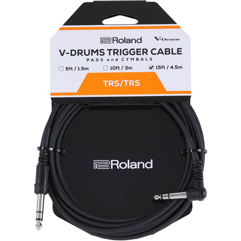 ■商品紹介【V-Drumsパッド／シンバル用接続ケーブル】PCSシリーズはRoland 電子ドラムのパッド／シンバルから、音源モジュール／パーカッションパッドへの接続に適したトリガー・ケーブルです。ケーブルはしなやかで取り回ししやすく、パッドやシンバルとの接続に最適なL型のコネクターと、音源などへの接続を想定したストレート・タイプのコネクターを備えています。1. TRSステレオ・コネクターを備えた電子ドラム用トリガー・ケーブル2. Roland電子ドラム及びパーカッションとパッド／シンバル等のアナログ接続に最適3. しなやかで耐久性あるPVCジャケット4. 無酸素銅を使用した芯線とシールド5. 用途に合わせたラインナップ：1.5m（PCS-5-TRA）、3m（PCS-10-TRA）、及び4.5m（PCS-15-TRA）■仕様詳細ケーブル長さ：4.5mプラグ：TRS標準タイプ - TRS標準タイプ（L型）検索キーワード：イケベカテゴリ_ドラム_電子ドラム_電子ドラムアクセサリ_Roland_Accesary／Option_新品 SW_Roland_新品 JAN:4957054519148 登録日:2022/01/20 電子ドラム デジタルドラム エレドラ ローランド Vドラム Vドラムス Vdrum V-Drum V-Drums Vdrums
