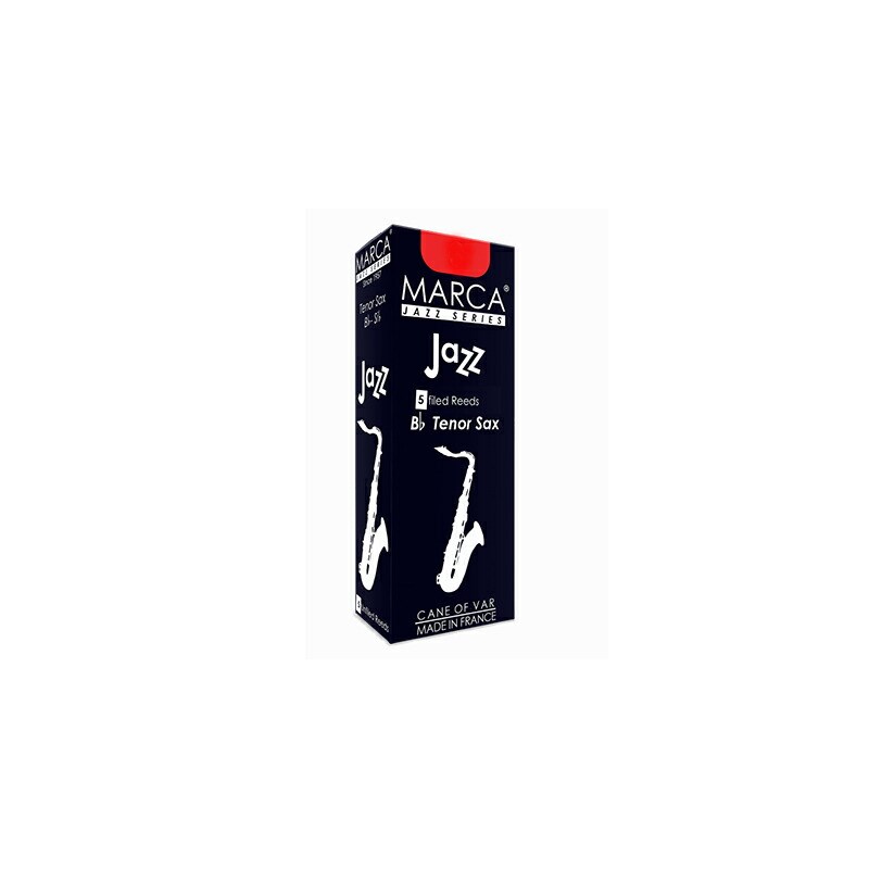 ■商品紹介// MARKA JAZZ for Tenor Sax //マーカの中で一番柔らかいリードです。フレンチカットの程よいコシと明るい音色で、バランスの取れたサウンドが得られます。更に柔軟性が加わりニュアンスが出し易く、他のマーカのリード同様に高音域の鳴りが良いです！ジャズ・ポップスをされる方にお勧め。フレンチカット。5枚入り。検索キーワード：イケベカテゴリ_管楽器・吹奏楽器_サックス用アクセサリ_リード_MARCA_新品 SW_MARCA_新品 JAN:4514997106554 登録日:2024/05/01 リード マルカ