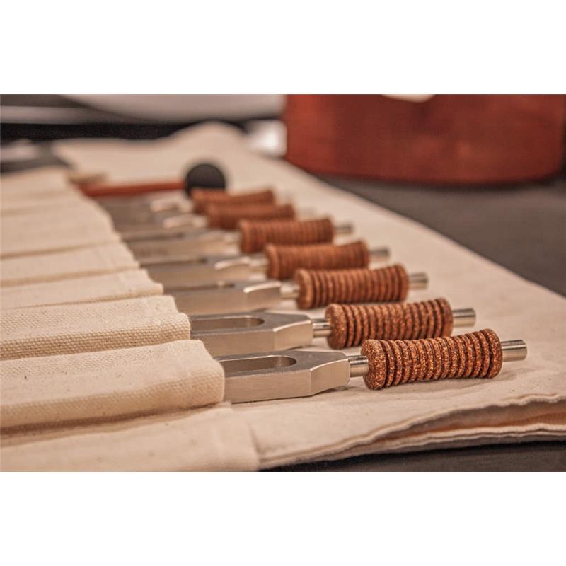 イケベ楽器楽天ショップのTTF-TCM-SET-R [TCM Therapy Tuning Fork Set， 7pcs] MEINL (新品)｜アングル2