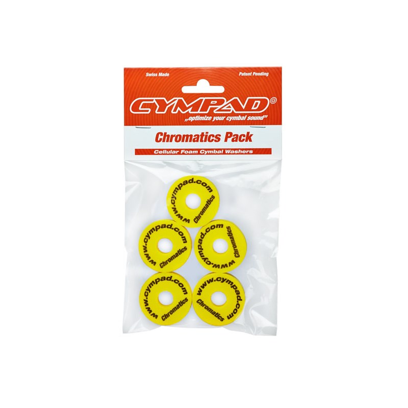 Chromatics / Cymbal Washer Yellow 40~15mm 5Zbg [LCYMCRM5SET15YE] CYMPAD (Vi)