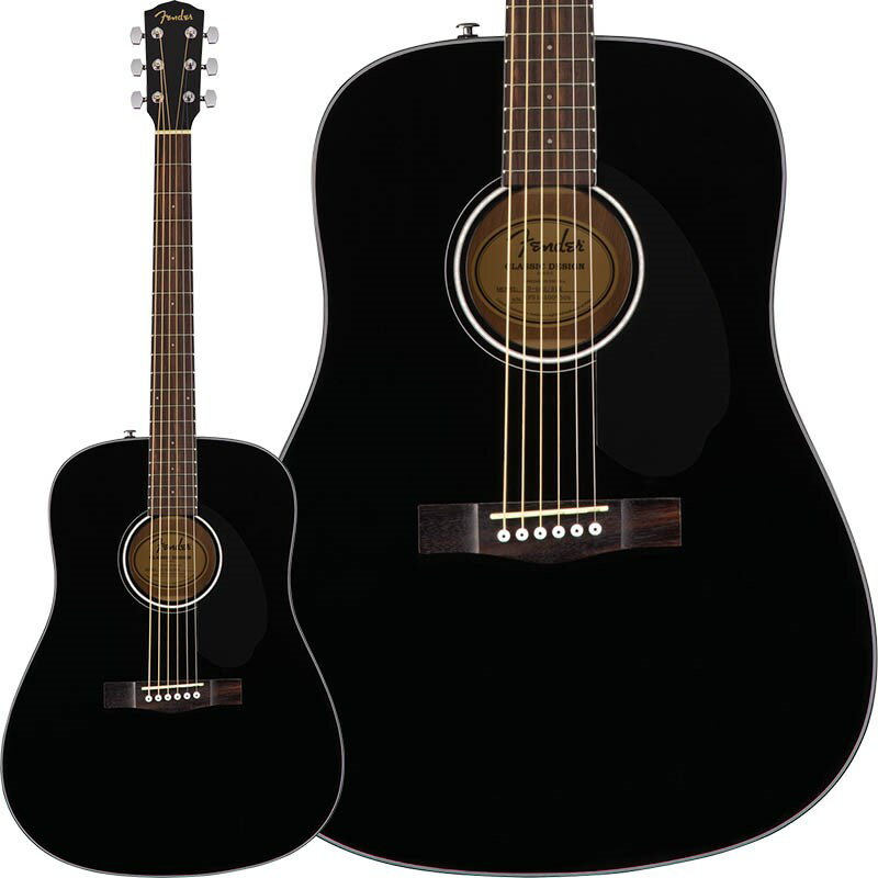 ■商品紹介Fender Acoustic Classic Design高品位のトーンと優れたプレイヤビリティを両立した、リーズナブルな価格のDreadnoughtギターをお求めのプレイヤーたちに人気を誇るCD-60S。 単板スプルーストップにマホガニーバック＆サイド、滑らかなフィンガーボード・エッジ加工がされ快適なプレイヤビリティを追求した「Easy-to-Play」ネックシェイプなどを特徴とするCD-60Sは、どこでも気軽にフェンダー・クオリティーのアコースティック体験が手に入れられるパーフェクトチョイスです。※画像はサンプルのため、木目、色合いは異なります。■仕様詳細Body Back : MahoganyBody Sides : MahoganyBody Top : Solid SpruceBody Finish : GlossBody Shape : DreadnoughtBody Binding : MultipleBracing : Quartersawn Scalloped XRosette : CD Series PearloidNeck Material : MahoganyNeck Binding : 1-Ply BlackNeck Finish : GlossNeck Shape : Fender 'Easy-to-Play' shape with rolled fretboard edgesScale Length : 25.3 (643 mm)Fingerboard Material : WalnutFingerboard Radius : 12 (305 mm)Number of Frets : 20Fret Size : VintageNut Material : Creme PlasticNut Width : 1.69 (43 mm)Position Inlays : 3mm Pearloid DotTruss Rod : Dual-ActionBridge : RosewoodBridge Pins : White with Black DotsHardware Finish : ChromeTuning Machines : Chrome Die-CastPickguard : Blackソフトケース付属検索キーワード：イケベカテゴリ_アコースティック・エレアコギター_アコースティックギター_Fender Acoustics_Classic Design_新品 SW_Fender Acoustics_新品 JAN:0885978875764 登録日:2022/10/05 アコースティックギター アコギ フェンダー ふぇんだー