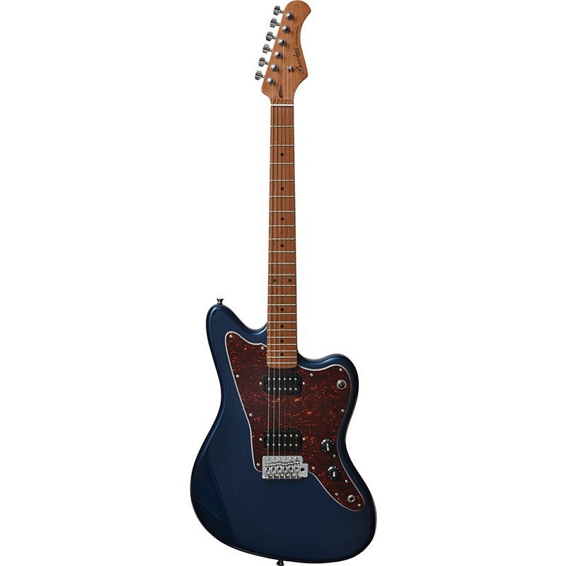 ■商品紹介Bacchus Universe Series◆ROASTED MAPLE シリーズローステッドメイプルとはメイプルを高温で加熱処理して材の中の水分や油分を揮発させることにより剛性を高めた材。ネックに使用されるとその効果は安定性だけでなくサウンドにも及び、豊かな生鳴りと経年変化したビンテージのようなこなれたトーンを生み出します。◆2ハムバッカーレイアウト本モデルはBacchusオリジナルのハムバッカータイプピックアップを2基搭載したモデル。リア側のハムバッカーはブリッジに近い位置に配置され、カバーを廃したオープンタイプのハムバッカーとしたことで、よりピッキングへの食いつきもよく、よりアグレッシブなサウンドを出力します。歪み系エフェクトの乗りが良いのみならず、適度に分離感があることで、ヘビーでモダンなジャンルに向いた仕様となっています。◆シンクロナイズドトレモロ採用ブリッジには6点支持のシンクロナイズドトレモロを採用し、弦落ち等が少なく一般的なJMタイプよりも扱いやすい仕様です。※画像はサンプルです。製品の特性上、杢目、色合は個体ごとに異なります。■仕様詳細SpecificationBody: HardwoodNeck: Roasted MapleFingerboard: Roasted MapleNut: ABSBridge: Synchronized TremMachineheads: Rotomatic TypeFret: Nickel SilverPickups: Original H-H setControls: 1Vol，1Tone，: 3way PU SelectorScale: 648mm(25.5inch)Width at Nut: 42.0mmFingerboard Radius: 400RFinish: Polyurethane or PolyesterAccessories: ソフトケース、レンチ、保証書検索キーワード：イケベカテゴリ_エレキギター_JMタイプ_Bacchus_UNIVERSE SERIES_新品 SW_Bacchus_新品 JAN:4571470390091 登録日:2022/02/17 エレキギター バッカス