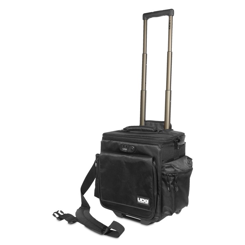 イケベ楽器楽天ショップのU9981BL Ultimate スリングバッグトロリーデラックス Black 【レコードバッグ】 UDG (新品)｜アングル2