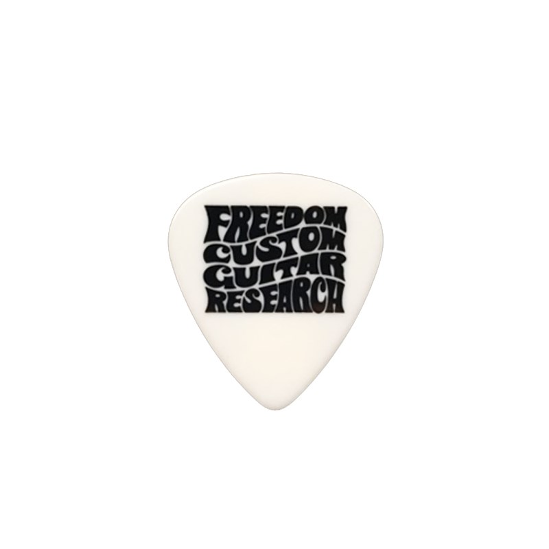 ロゴ入りピック SP-PK-04 (ティアドロップ/1.0mm/WHITE) Freedom Custom Guitar Research (新品)