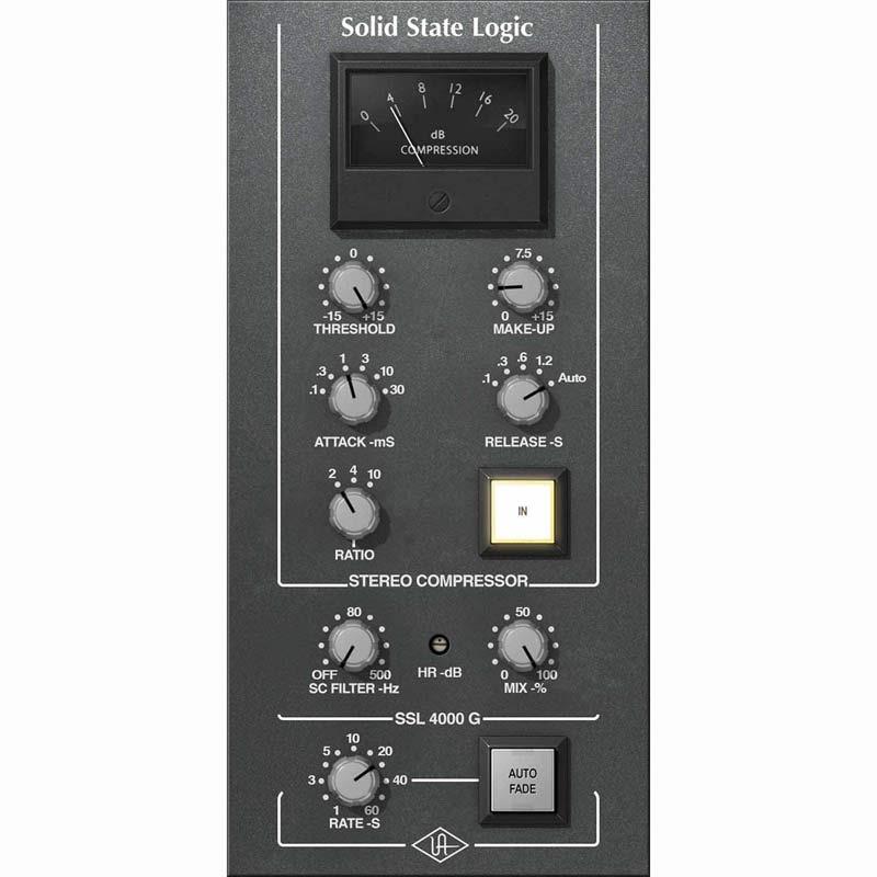 【UAD Half-Yearly Sale！】SSL 4000 G Bus Compressor (ユニバーサルオーディオ)(UAD Native)(オンライン納品) Universal Audio (新品)