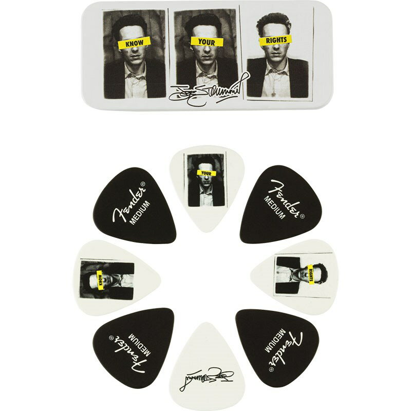 Joe Strummer Pick Tin Medium 8枚ピックセット ( 1980351006) Fender USA (新品)