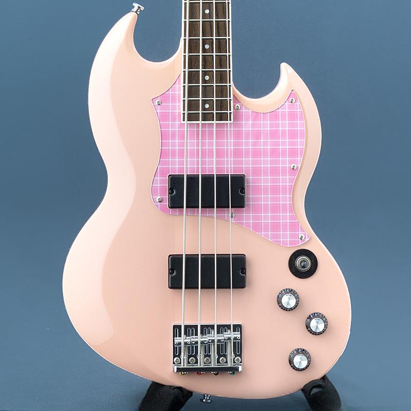 ■商品紹介次世代ガールズバンドプロジェクト「BanG Dream!（バンドリ！）」とのESPコラボレーションモデルの中古が入荷！こちらはバンドPoppin' Partyのベースの牛込りみが使用しているモデルで、BanG Dream!ブランドとして生産体制や使用するパーツなどを見直したコストパフォーマンスモデルとなります。ESPレギュラーモデルのヴァイパーベースを元にしたカスタムモデルとなり、最大の特徴はボディとヘッドトップのいちごみるく色のオリジナルカラーとチェック柄のピックガードです。サウンドに関しては、クリアで抜けのいいサウンドが特徴で、癖もない為どんな演奏スタイルにもマッチさせやすい仕上がりとなっています。CONTROLS: Neck Volume， Bridge Volume， Master Tone， Toggle PU Selector(Dummy)細かな擦り傷や軽い打痕はございますが、比較的キレイなコンディションです。トラスロッドの余裕はあり、ネックコンディションも大きなクセは無く良好です。Weight≒3.76kg付属品：純正ソフトケース検索キーワード：イケベカテゴリ_ベース_エレキベース_小型ボディ・多フレット_BanG Dream!_ユーズド SW_BanG Dream!_ユーズド JAN:2500030927301 登録日:2026/09/10 エレキベース