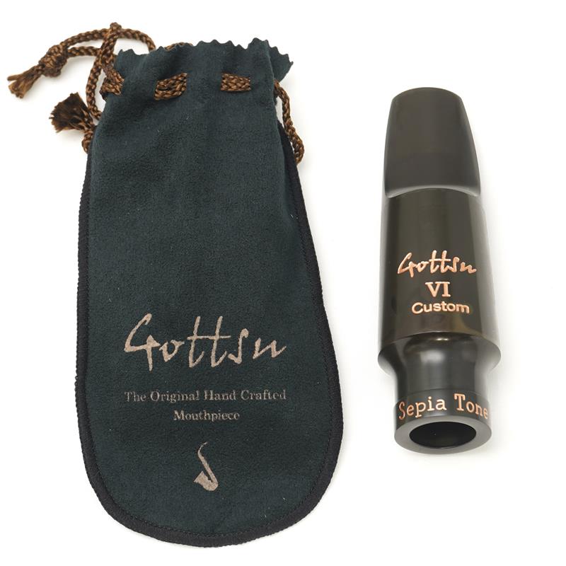 ゴッツ テナーサックス用マウスピース Sepia Tone VI Custom ハードラバー セピアトーン・ヴイアイ・カスタム Gottsu (アウトレット 並品)