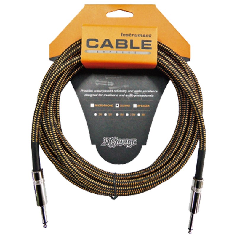 ■商品紹介おしゃれなファブリックジャケットケーブル！！巻きグセ、ねじれに強く取り回しやすく扱い易い、ファブリック・ジャケットをまとった、スタイリッシュな楽器用5mケーブルです。検索キーワード：イケベカテゴリ_楽器アクセサリ_シールドコード_シールドコード_K-Garage_新品 SW_K-Garage_新品 JAN:4515515850782 登録日:2017/11/19 シールドコード ギターシールド シールド シールドケーブル ギターケーブル