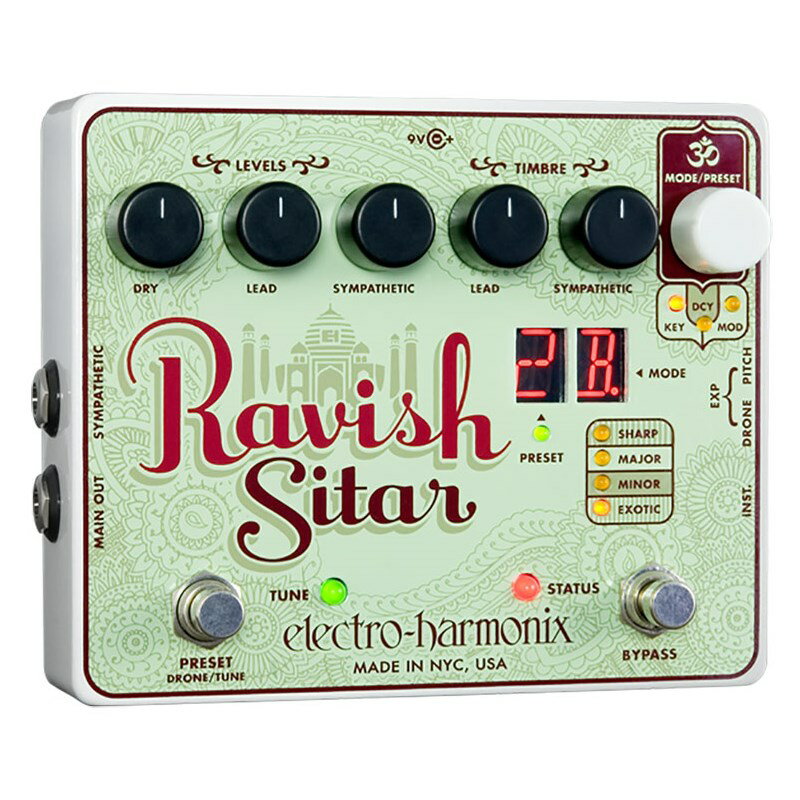 乐天商城 - Ravish Sitar シタール エレハモ Electro Harmonix (新品)