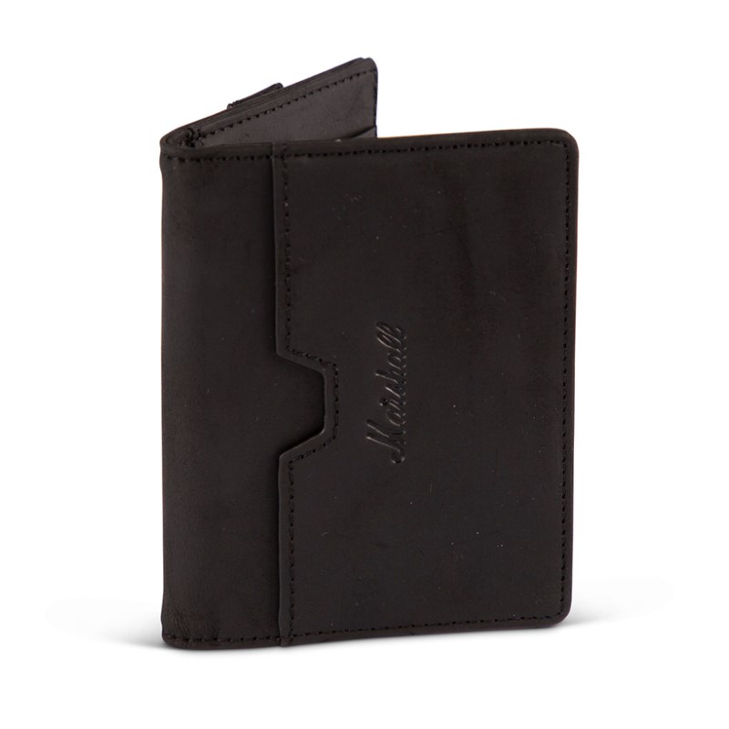【ブラックフライデーセール】 SUEDEHEAD (Black) カードケース Marshall (新品)