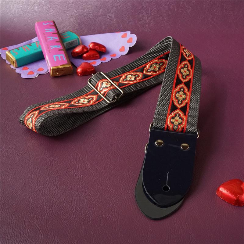 ジオメトリックギターストラップ tsundrum_chan (新品)