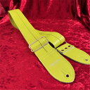 【創業50周年大決算SALE】 Couch Racer X Neon Green Monochrome Couch Guitar Strap (新品)