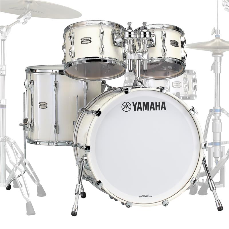 【ヤマハアブソルートドラムショップ限定キャンペーン対象品！】Recording Custom 4pc Drum Set - ポーラーホワイト [RBB2216 PWH＋ RBP6F3 PWH] YAMAHA (新品)