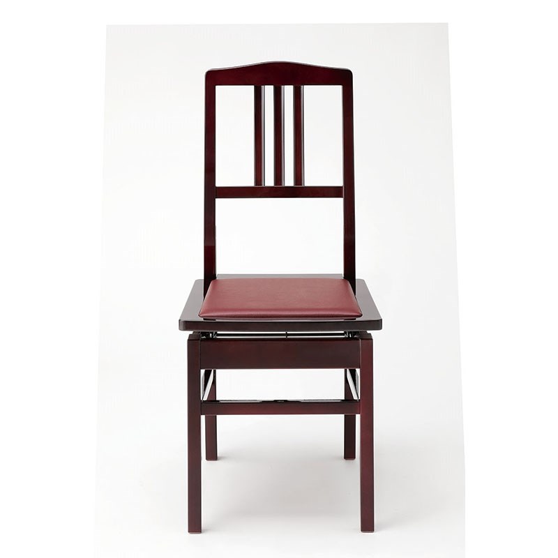 NO.5 Kマホガニー塗 (ピアノ椅子 背付きタイプ)【日本製】【お取寄せ商品】【代引不可】【沖縄・離島送料別途見積】 甲南 (新品)