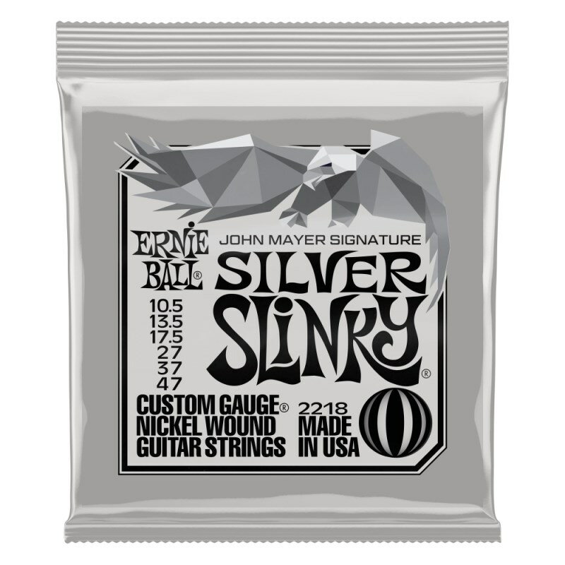 �ڴ��ָ��ꥻ����� John Mayer Silver Slinky Signature Electric Guitar Strings 10.5-47 [#2...