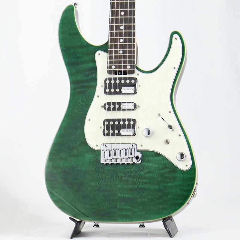 SD-2-24-AL-VTR (See-thru Green/Rosewood) SCHECTER (新品)