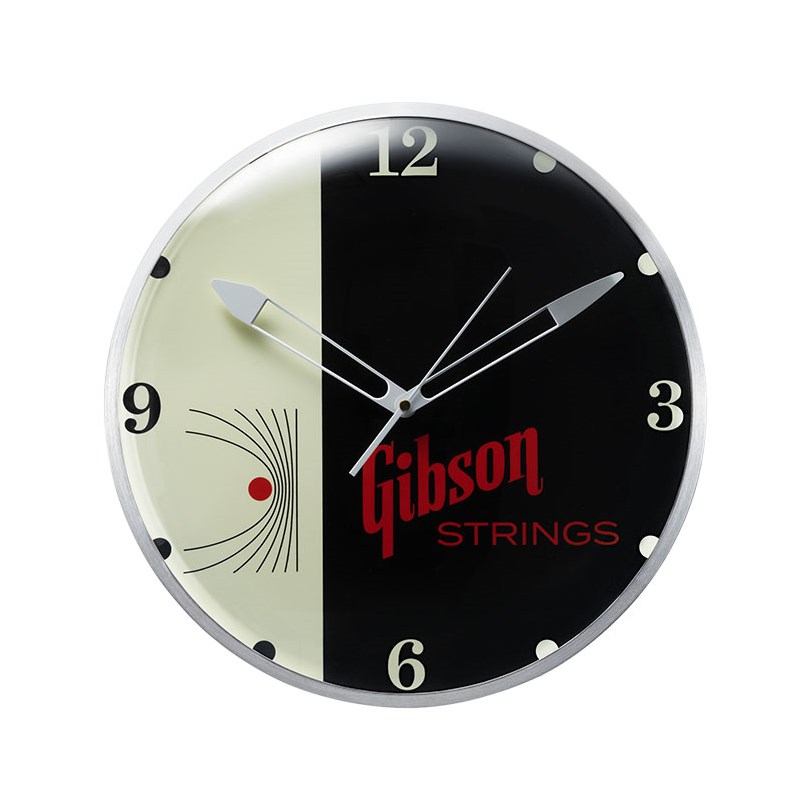 【夏のボーナスセール】 Vintage Lighted Wall Clock (Strings) [GA-CLK2] Gibson (新品)