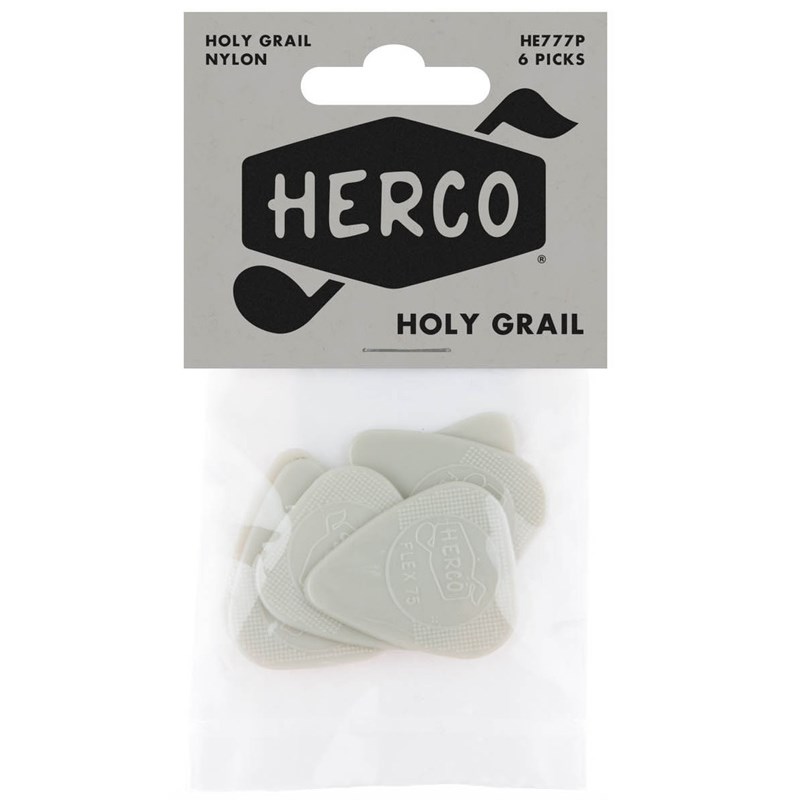 ■商品紹介Herco Holy Grail Pickは英国のハードロックの誕生に戻してくれます。これは英国の伝説的ギタープレイヤーが使用していたオリジナルのFlex 75 Pickをベースにしています。 私たちはユニークなナイロン配合で優れた暖かさと柔軟性を再現しました。検索キーワード：イケベカテゴリ_楽器アクセサリ_ピック_HERCO_新品 SW_HERCO_新品 JAN:0710137100596 登録日:2024/12/22 ピック ギターピック