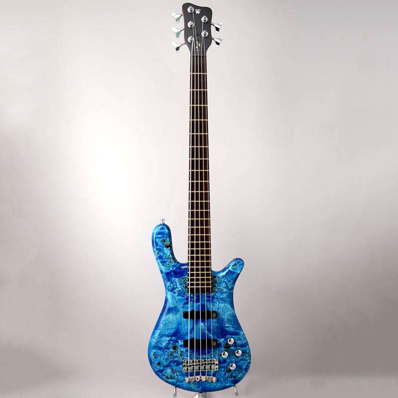 イケベ楽器楽天ショップのPro Series Streamer LX 5st Birdseye Poplar Top (Bleached Blue TP HP) [Ikebe 50th Anniversary Special Edition] #01396 Warwick (新品)｜アングル2