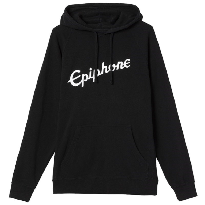 翌日配達 【新楽器応援セール】 Epiphone Vintage Logo Pullover Hoodie (Black)， (XL) [GA-EHDVLXL] Gibson (新品)