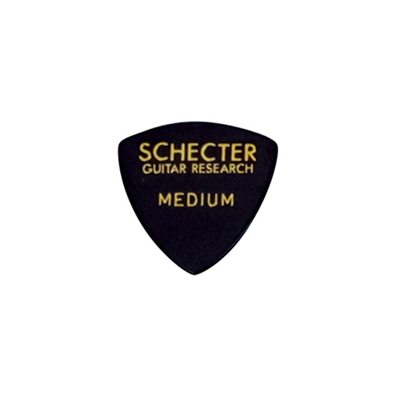 ■商品紹介SCHECTERの定番ナイロンピック！ロゴの部分の凹凸が程良い滑り止めにもなり、数あるナイロン・ピックの中でも、固めなモデル。外周が一加工されていることで、ナイロン特有の弾力性を活かしつつ、抜群の弦離れを感じることができます。検索キーワード：イケベカテゴリ_楽器アクセサリ_ピック_SCHECTER_新品 SW_SCHECTER_新品 登録日:2021/12/14 ピック ギターピック シェクター