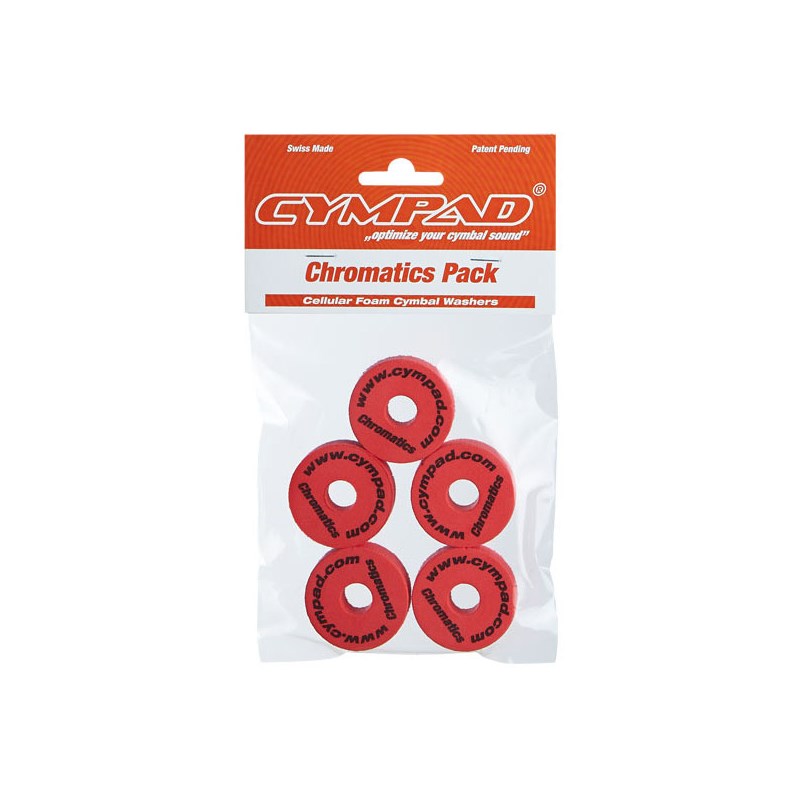 Chromatics / Cymbal Washer Red 40~15mm 5Zbg [LCYMCRM5SET15RD] CYMPAD (Vi)