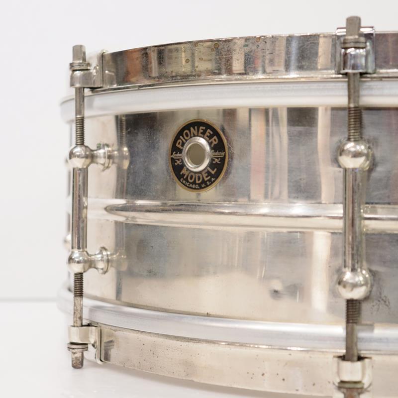 VINTAGE 1930's No.17 Pioneer Metal Shell 14''×5'' 【委託品】 Ludwig (ヴィンテージ やや使用感あり) 2