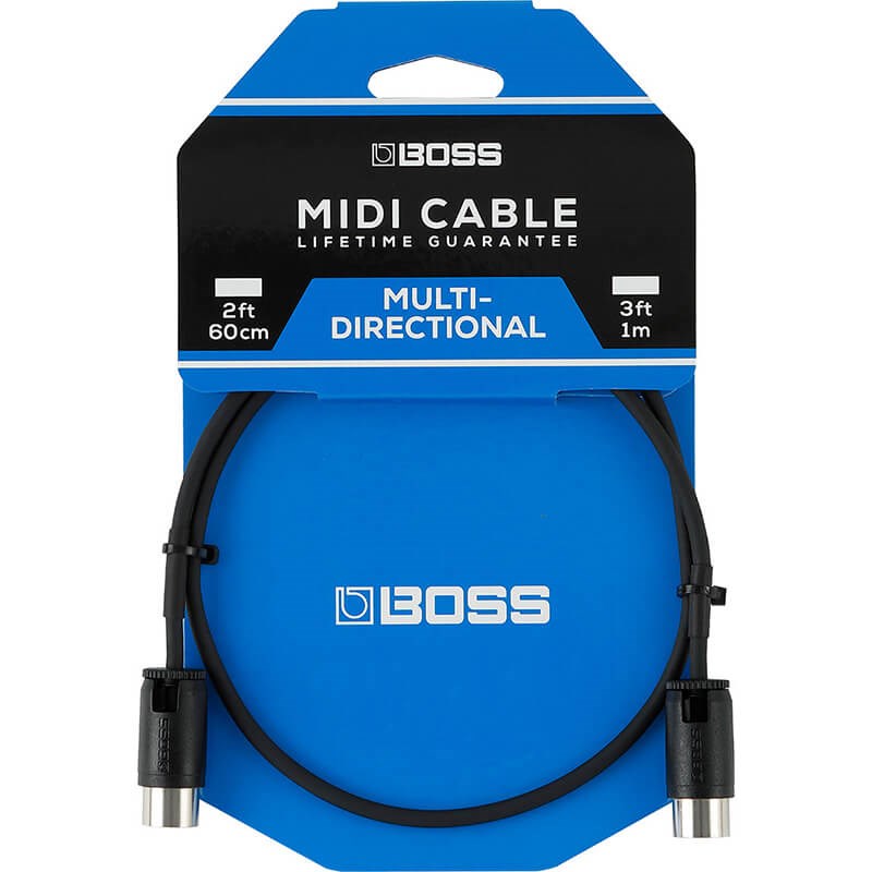 ������ã �ڴ��ָ��ꥻ����� BMIDI-PB3 [DIN 5-pin MIDI Cable / 1m] BOSS (����)