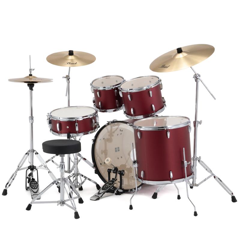 翌日配達 RS525SCWN/CN #747 [ROADSHOW シンバル付ドラムフルセット - Matt Red]【限定品】 Pearl (新品) 2